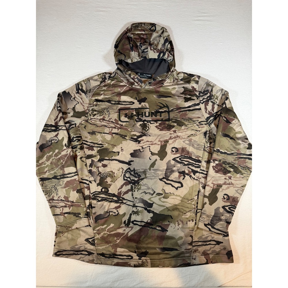 Under Armour Hunt Barren Camo Hoodie Mens XXL Camouflage Pullover